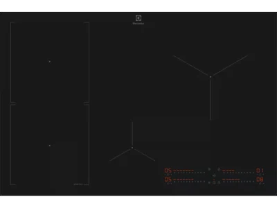 Electrolux EIS82453IT SenseBoil® beépíthető indukciós főzőlap, Saphirmatt® SE, Bridge, Hob2Hoob®, 80 cm