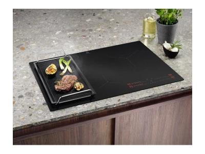 Electrolux EIS87453IZ Beépíthető indukciós főzőlap, SaphirMatt® üvegfelület, Bridge funkció, Hob2Hood, 80 cm