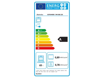 Electrolux EOF3H40BX beépíthető sütő