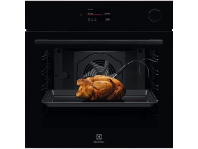 Electrolux LOC9P3XZ SteamCrisp/MealAssist beépíthető gőzsütő, maghőmérő, Wifi, pirolitikus tisztítás