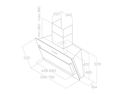 Elica - Páraelszívó BELT BL/F/80