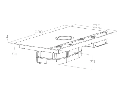 Elica -NIKOLATESLA UNPLUGGED EVO IX/A/90