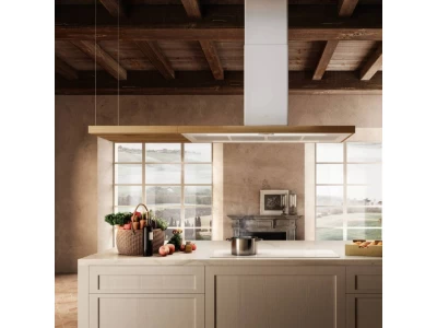 Elica -Páraelszívó BIO ISLAND WH/A/120X53 ROVERE alu zsírfilter
