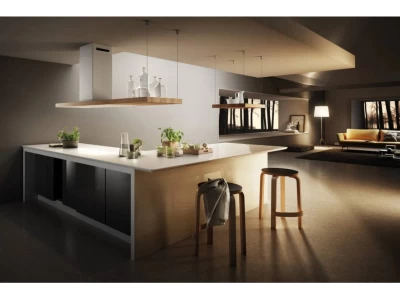 Elica -Páraelszívó BIO ISLAND WH/A/120X53 ROVERE alu zsírfilter