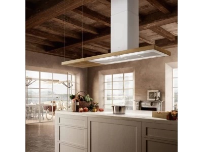 Elica -Páraelszívó BIO ISLAND WH/A/120X53 ROVERE alu zsírfilter