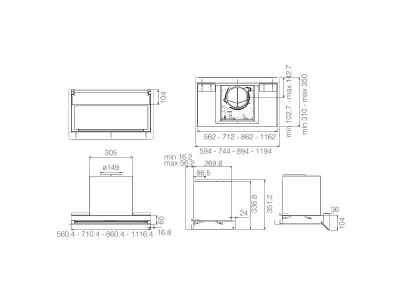 Elica -Páraelszívó BOXIN ADV PLUS @ BLMAT/A/60