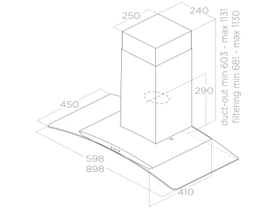 Elica -Páraelszívó CIRCUS IX/A/60