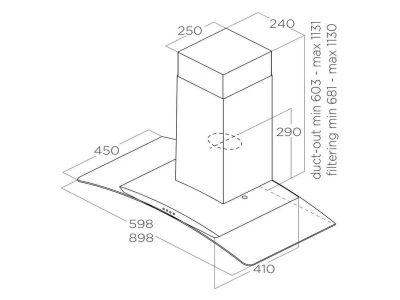 Elica -Páraelszívó CIRCUS IX/A/60