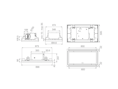 Elica -Páraelszívó CLOUD SEVEN IX/A/90