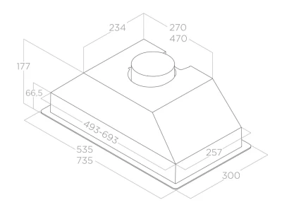 Elica -Páraelszívó ERA C IX/A/52