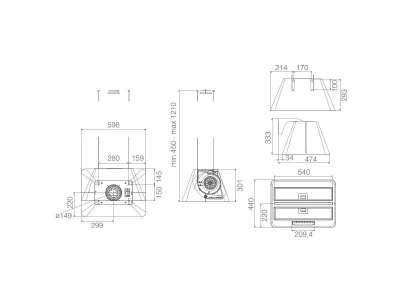Elica -Páraelszívó IKONA LIGHT WH/F/60