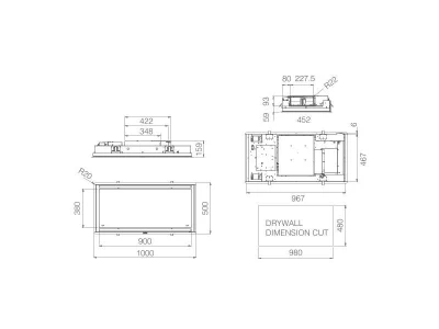 Elica -Páraelszívó ILLUSION H16 BL MAT/A/100