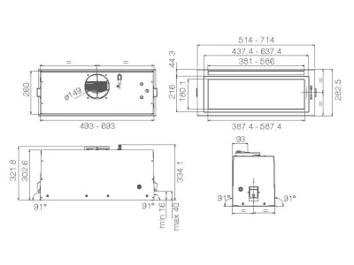 Elica -Páraelszívó LANE IX/A/72