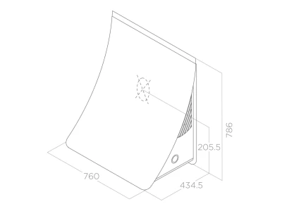 Elica -Páraelszívó NUAGE PAINTABLE/F/75