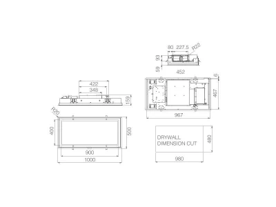 Elica -Páraelszívó SKYDOME H16 A/100