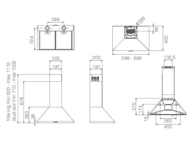 Elica -Páraelszívó TAMAYA RAIL ANBR/A/60