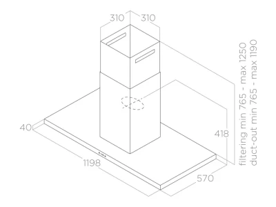 Elica -Páraelszívó THIN IX/A/120