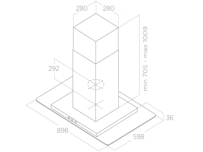 Elica -Páraelszívó TRIBE A ISLAND IX/A (60413405)