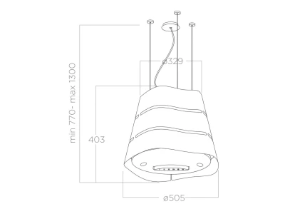 Elica -Páraelszívó WAVE UX BL MAT/F/51
