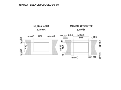Elica -NIKOLATESLA UNPLUGGED EVO BL/A/90