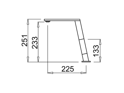 Elleci - Csaptelep- Csaptelep Blade Keratek White 96    KIFUTÓ
