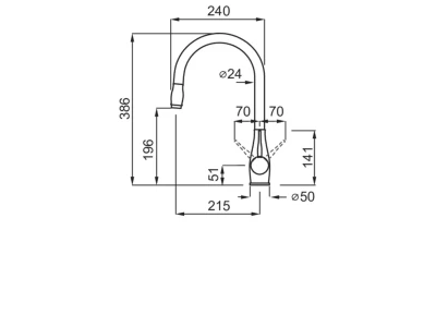Elleci - Csaptelep Neva G59 antracite
