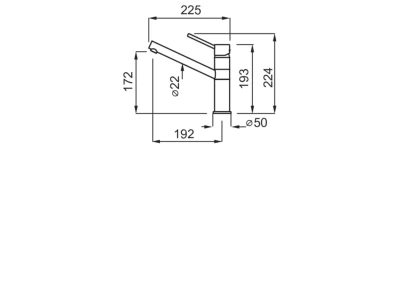 Elleci - Csaptelep Sava G62 bianco antico