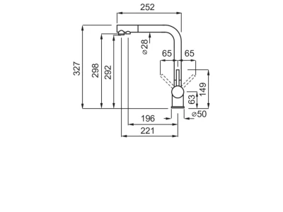 Elleci - Csaptelep Tourmaline G40 nero