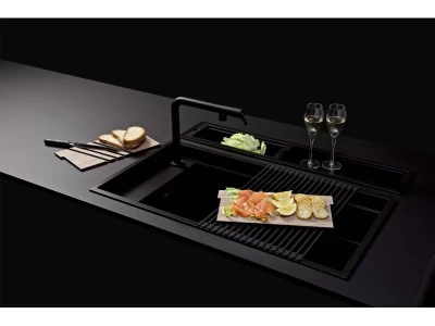 Elleci- Mosogatótálca Dialogo 360 Workstation Keratek K86 Black