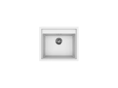 Elleci- Mosogatótálca Sintesi 105   Keratek K96 White inox tartozékokkal