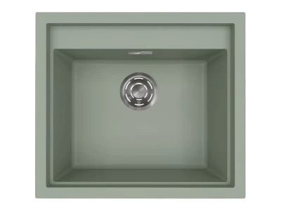 Elleci- Mosogatótálca Sintesi 105 Keratek K82 Sage Green  inox tartozékokkal