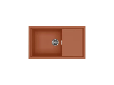Elleci- Mosogatótálca Sintesi 410 Keratek K83 Cavern Clay  inox tartozékokkal