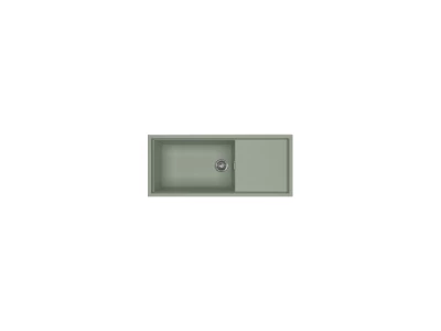 Elleci- Mosogatótálca Sintesi 510  Keratek K82 Sage Gree inox tartozékokkal