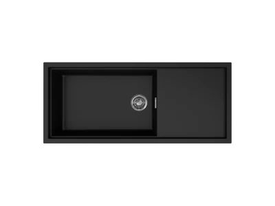 Elleci- Mosogatótálca Sintesi 510  Keratek K86 Black inox tartozékokkal