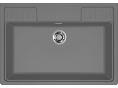 Elleci- Mosogatótálca Spazio 900 Keratek K99 Dark Grey