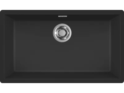 Elleci- Mosogatótálca Zen-F 130 Keratek K86 Black