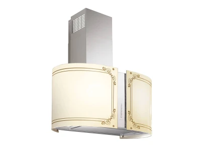 Falmec OUTLET - Páraelszívó MIRABILIA Round 67 inox T80 LED + MIRABILIA üveg LIBERTY 67 - Kiállított bemutató termék!