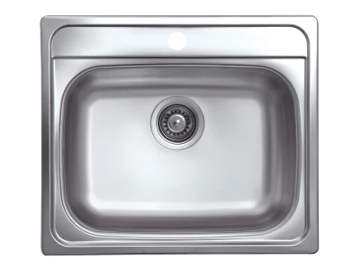 LIVINOX EX-327K fényezett rozsdamentes acél mosogató, 570 x 490 mm