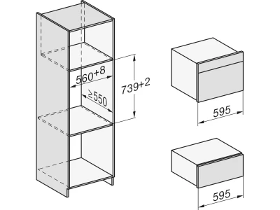 Miele DGC 7445 HC Pro Black  Kompakt gőzsütő HydroClean tisztítással