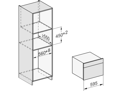 Miele DGM 7840 obsw Gőzpároló mikrohullámú üzemmóddal