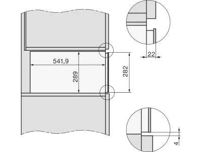 Miele ESW 7020 OBSW-matt Edénymelegítő fiók