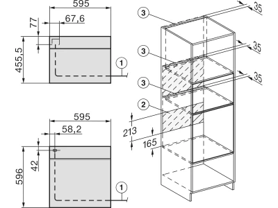 Miele H 7262 BP obsw beépíthető sütő