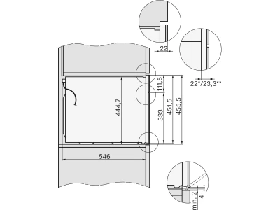 Miele H 7440 BM edst Kompakt sütő mikrohullám üzemmóddal