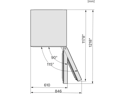 Miele KFN 4377 CD el 125 Edition  Hűtő-fagyasztó kombináció