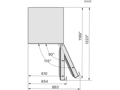 Miele KFN 4799 AD edt/cs Hűtő-fagyasztó kombináció