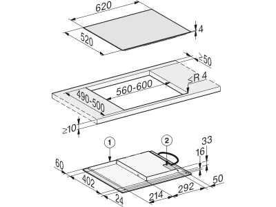 Miele KM 7361 FL Indukciós főzőlap