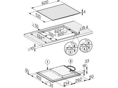 Miele KM 7361 FL Indukciós főzőlap