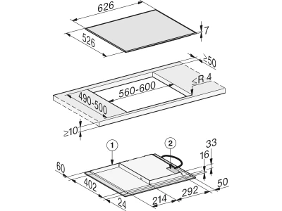 Miele KM 7361 FR Indukciós főzőlap