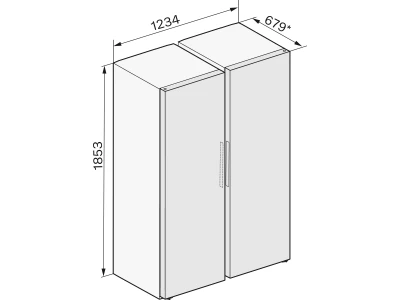 Miele KS 4383 DD el Hűtőszekrény