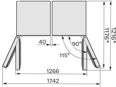 Miele KS 4383 DD el Hűtőszekrény